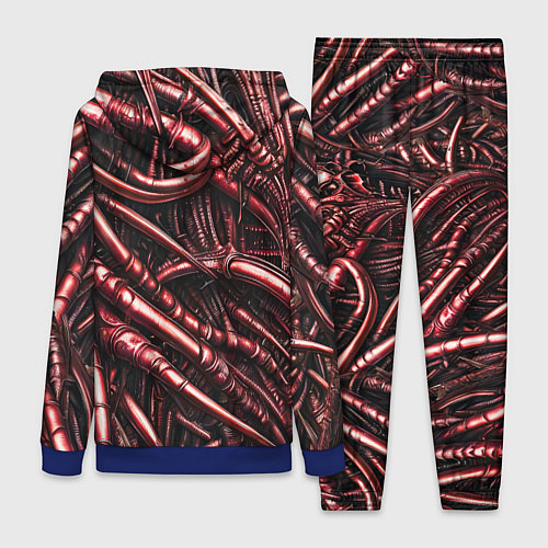 Женский костюм Красные трубки чужих / 3D-Синий – фото 2