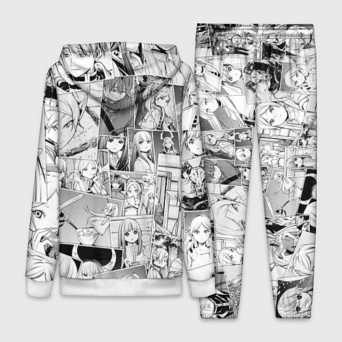 Женский костюм Провожающая в последний путь Фрирен узор / 3D-Белый – фото 2