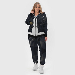 Женский 3D-костюм Адам Дженсен в отражении deus ex, цвет: 3D-черный — фото 2