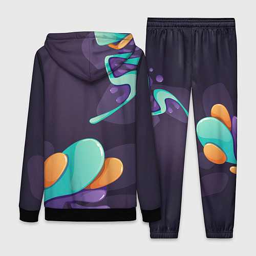 Женский костюм Palworld graffity splash / 3D-Черный – фото 2