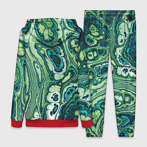 Женский костюм Абстрактный разноцветный узор / 3D-Красный – фото 2