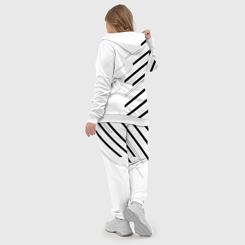 Женский костюм Juventus sport geometry / 3D-Белый – фото 5