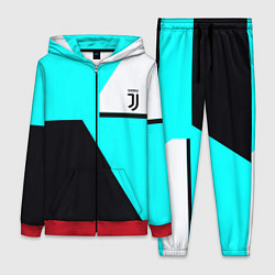 Женский 3D-костюм Juventus sport geometry fc, цвет: 3D-красный