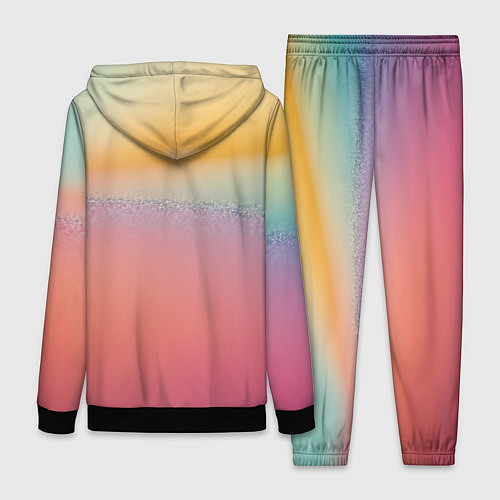 Женский костюм Радужные переходы градиент / 3D-Черный – фото 2