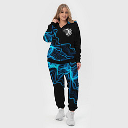 Женский 3D-костюм Burzum sound wave, цвет: 3D-черный — фото 2