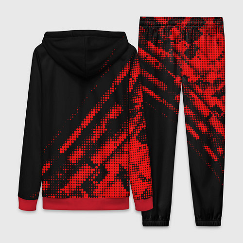 Женский костюм PSG sport grunge / 3D-Красный – фото 2