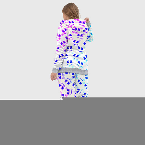 Женский костюм Marshmello pattern neon / 3D-Меланж – фото 5