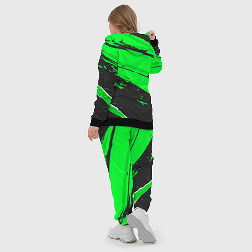 Женский костюм Valencia sport green / 3D-Черный – фото 5
