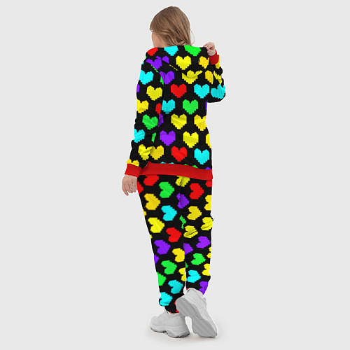 Женский костюм Undertale heart pattern / 3D-Красный – фото 5