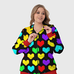 Женский 3D-костюм Undertale heart pattern, цвет: 3D-красный — фото 2