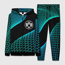 Женский 3D-костюм Borussia football net, цвет: 3D-черный
