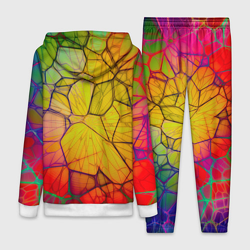Женский костюм Bright abstraction / 3D-Белый – фото 2