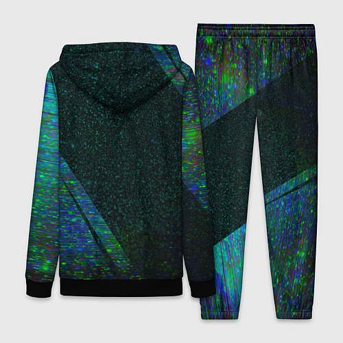 Женский костюм FAW sport glitch blue / 3D-Черный – фото 2