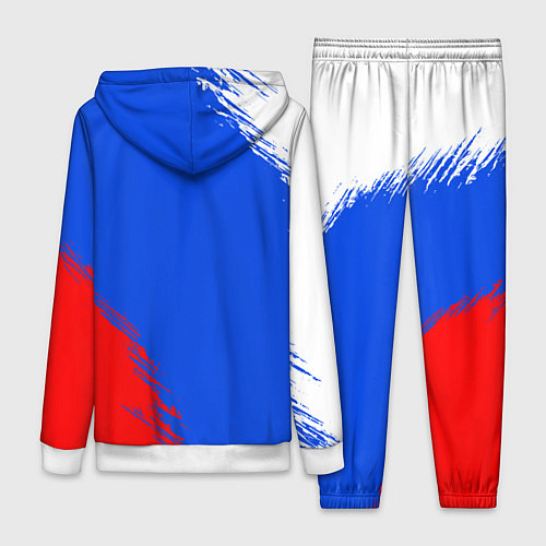 Женский костюм Триколор и герб России / 3D-Белый – фото 2