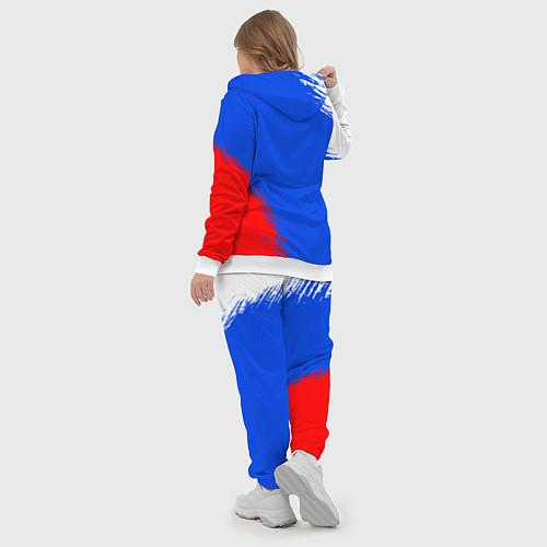 Женский костюм Триколор и герб России / 3D-Белый – фото 5