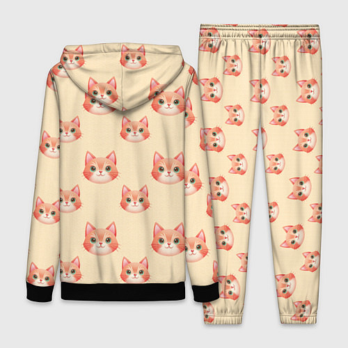 Женский костюм Рыжие котята / 3D-Черный – фото 2