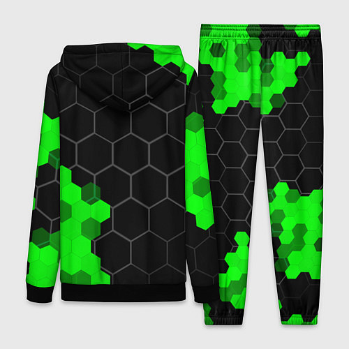 Женский костюм Ford green sport hexagon / 3D-Черный – фото 2