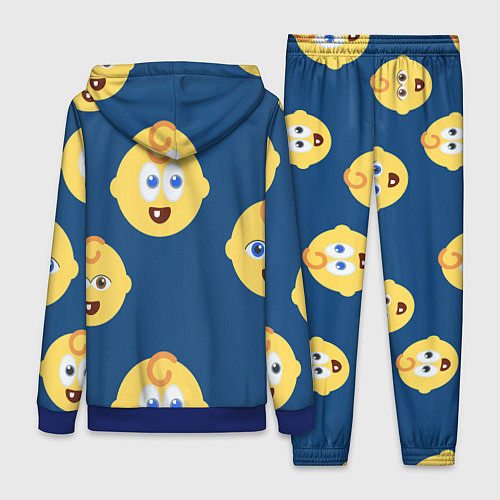 Женский костюм Лёлик и болик / 3D-Синий – фото 2