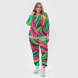 Женский 3D-костюм Неоновый голографик, цвет: 3D-меланж — фото 2