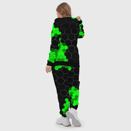 Женский костюм Haval green sport hexagon / 3D-Черный – фото 5