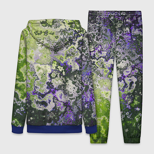 Женский костюм Абстрактный эффект ржавчины / 3D-Синий – фото 2