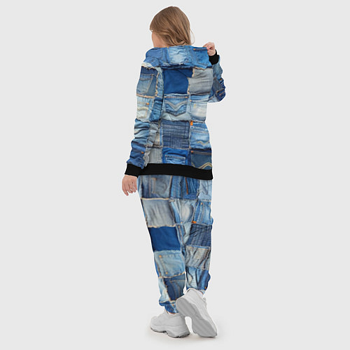 Женский костюм Patchwork - New York yankees baseball team / 3D-Черный – фото 5