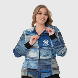 Женский 3D-костюм Patchwork - New York yankees baseball team, цвет: 3D-черный — фото 2