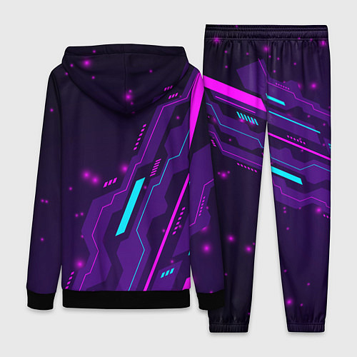 Женский костюм Forza Horizon neon gaming / 3D-Черный – фото 2