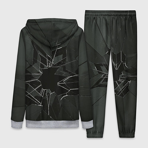Женский костюм Черное разбитое стекло / 3D-Меланж – фото 2