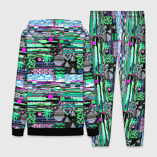 Женский костюм Abstract color pattern / 3D-Черный – фото 2