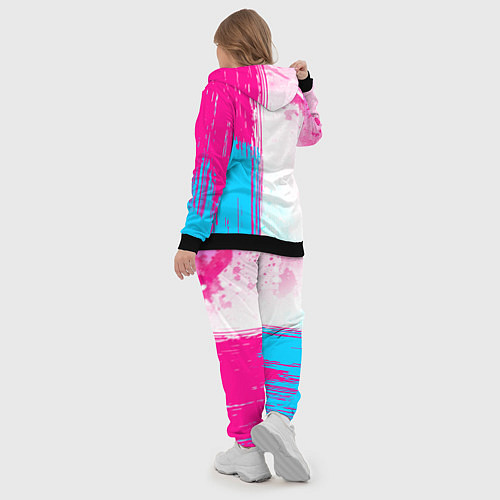 Женский костюм Chelsea neon gradient style по-вертикали / 3D-Черный – фото 5