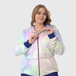 Женский 3D-костюм Светлые краски тай-дай, цвет: 3D-синий — фото 2