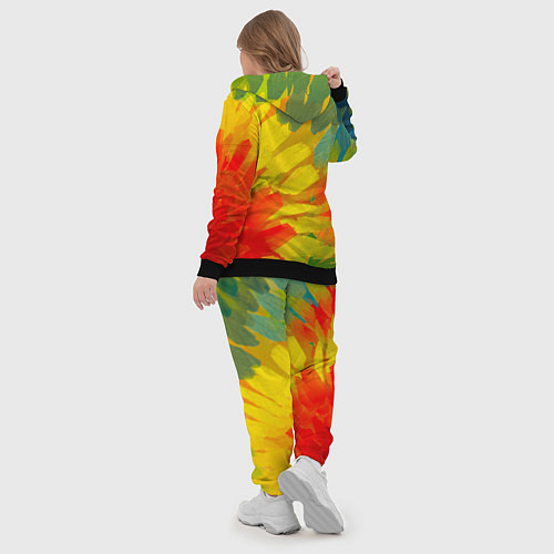 Женский костюм Абстракция цветение акрил / 3D-Черный – фото 5