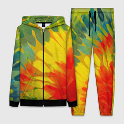 Женский 3D-костюм Абстракция цветение акрил, цвет: 3D-черный