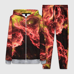 Женский 3D-костюм Адское пламя инферно - inferno flame, цвет: 3D-меланж