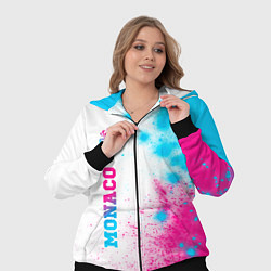 Женский 3D-костюм Monaco neon gradient style по-вертикали, цвет: 3D-черный — фото 2
