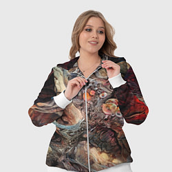 Женский 3D-костюм Бесконечный хаос, цвет: 3D-белый — фото 2