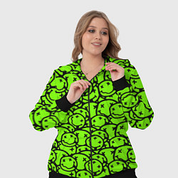 Женский 3D-костюм Nirvana токсичный смайл, цвет: 3D-черный — фото 2