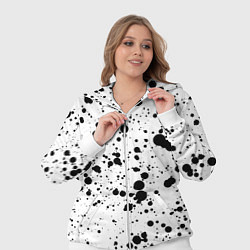 Женский 3D-костюм Черные пятна, цвет: 3D-белый — фото 2