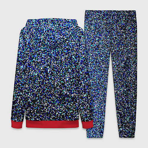 Женский костюм Шум пикселей / 3D-Красный – фото 2