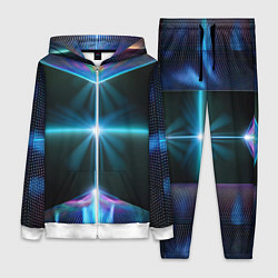 Женский 3D-костюм Фантастический портал в космос, цвет: 3D-белый