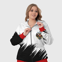 Женский 3D-костюм Герб РФ просто краски, цвет: 3D-красный — фото 2