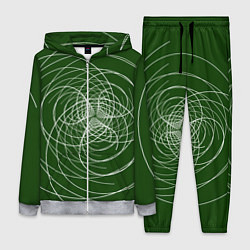 Женский 3D-костюм Контурные вихри, цвет: 3D-меланж