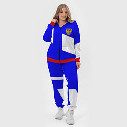 Женский 3D-костюм Россия спортивный стиль, цвет: 3D-красный — фото 2