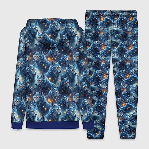 Женский костюм Лесной волк / 3D-Синий – фото 2