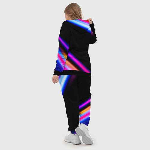 Женский костюм Radiohead neon rock lights / 3D-Черный – фото 5