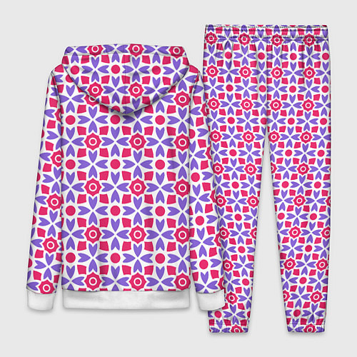 Женский костюм Потрясающий узор батик / 3D-Белый – фото 2