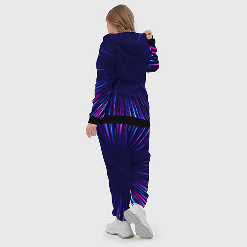 Женский костюм Danganronpa neon blast lines / 3D-Черный – фото 5