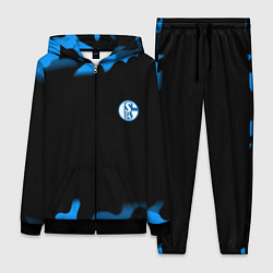 Женский 3D-костюм Schalke 04 fc camo, цвет: 3D-черный