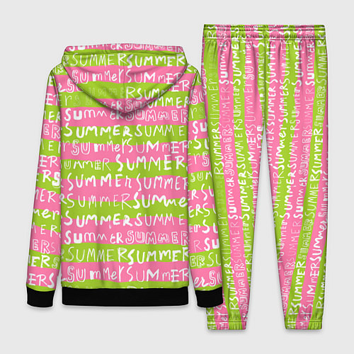 Женский костюм Summer pattern / 3D-Черный – фото 2